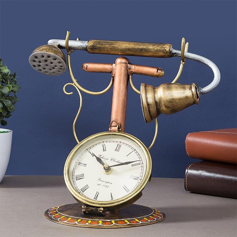 Buy Decorative Meka Table Clock Table Clock from Vaaree