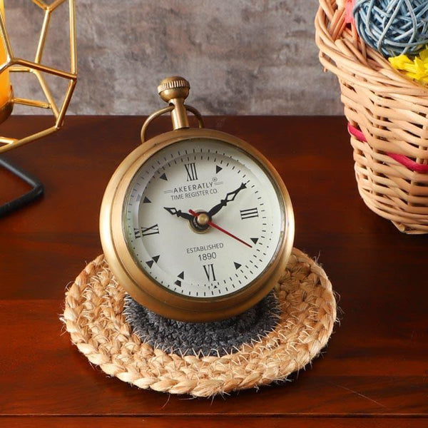 Buy Table Clock - Dorcas Antique Table Clock at Vaaree online