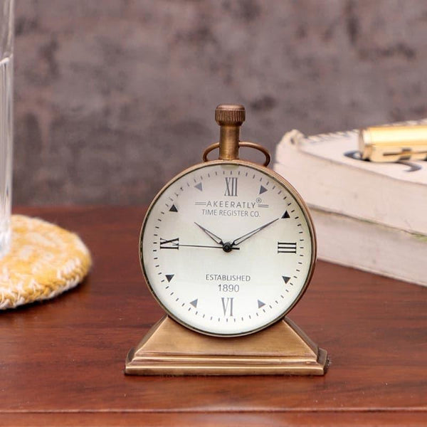 Buy Table Clock - Doris Antique Table Clock at Vaaree online