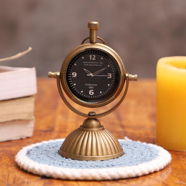 Buy Table Clock - Ethel Antique Table Clock at Vaaree online