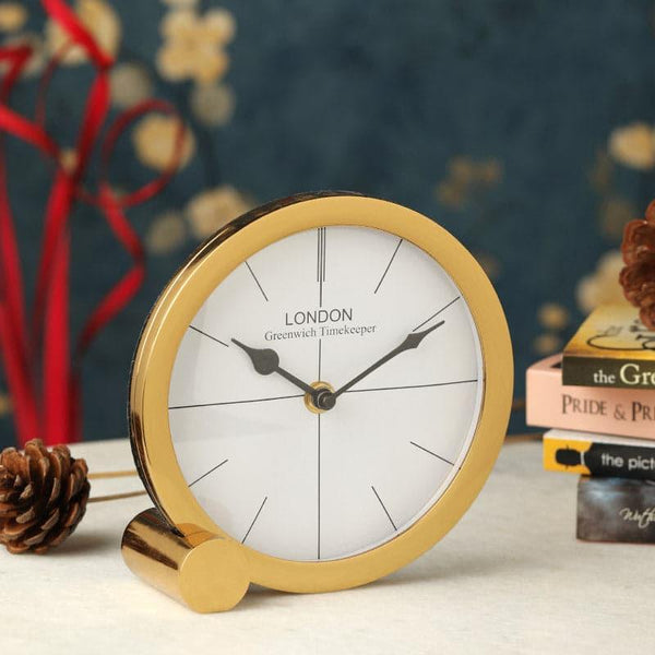 Table Clock - Gaspard Table Clock - Gold