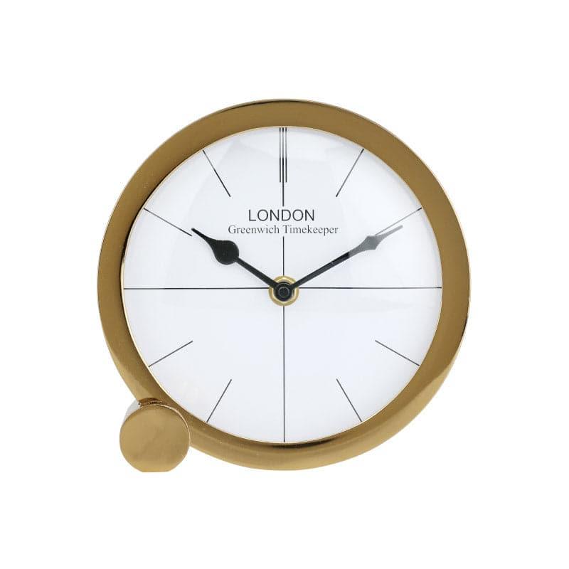 Buy Gaspard Table Clock - Gold Table Clock from Vaaree