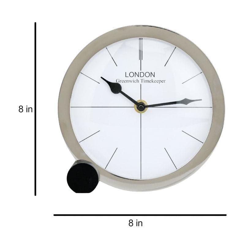 Table Clock - Gaspard Table Clock - Silver