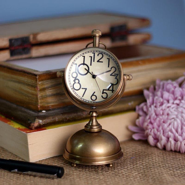 Buy Table Clock - Gwendoline Antique Table Clock at Vaaree online