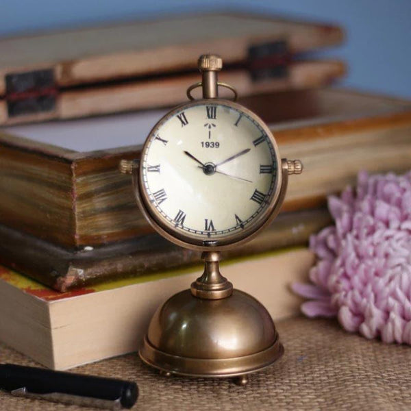 Buy Table Clock - Hilda Antique Table Clock at Vaaree online