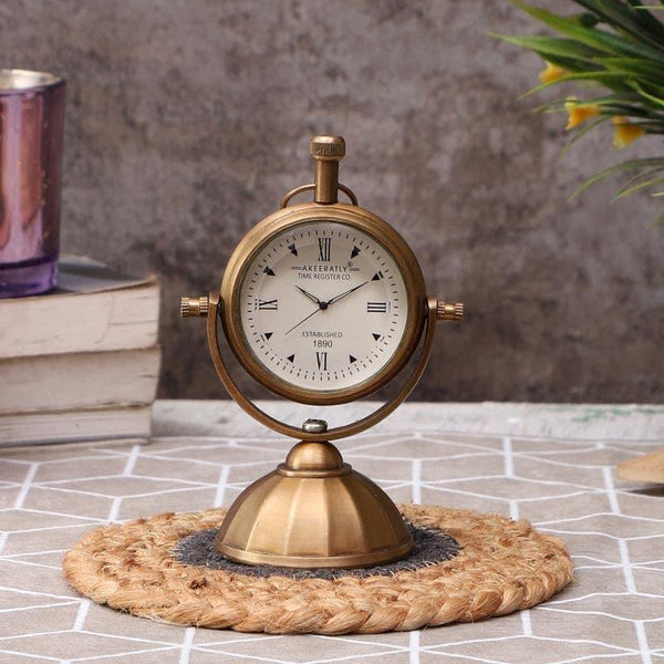 Buy Table Clock - Mabel Antique Table Clock at Vaaree online