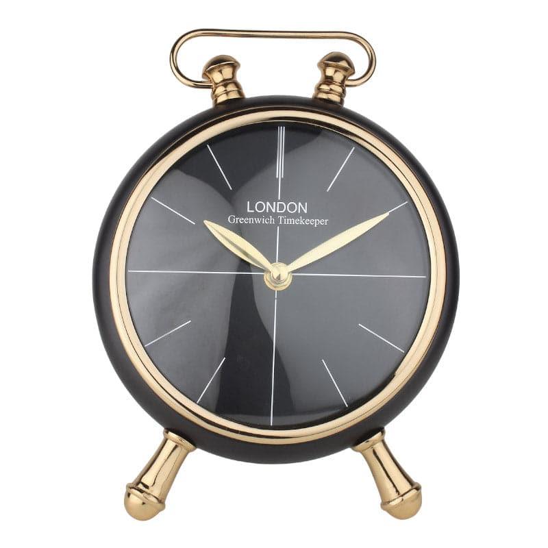 Buy Manera Table Clock - Black Table Clock from Vaaree