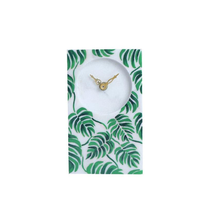 Buy Monstera Spread Table Clock Table Clock from Vaaree