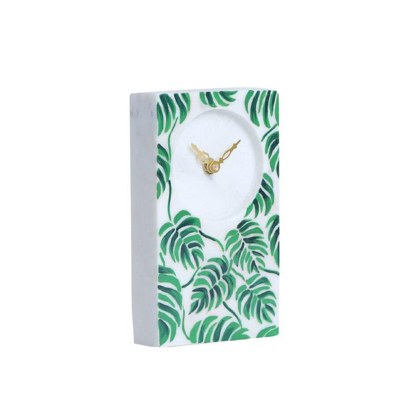 Buy Monstera Spread Table Clock Table Clock from Vaaree