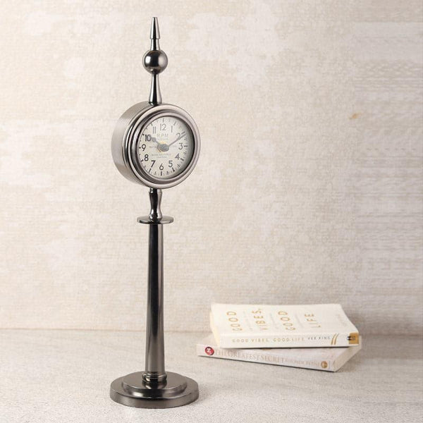 Buy Nimbus Table Clock - Black Table Clock from Vaaree