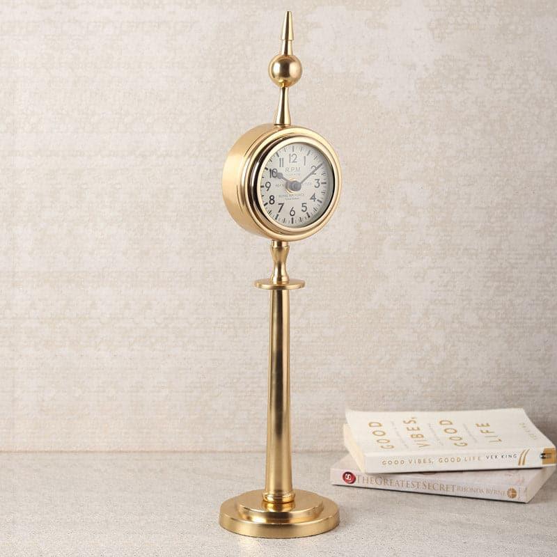 Buy Nimbus Table Clock - Gold Table Clock from Vaaree