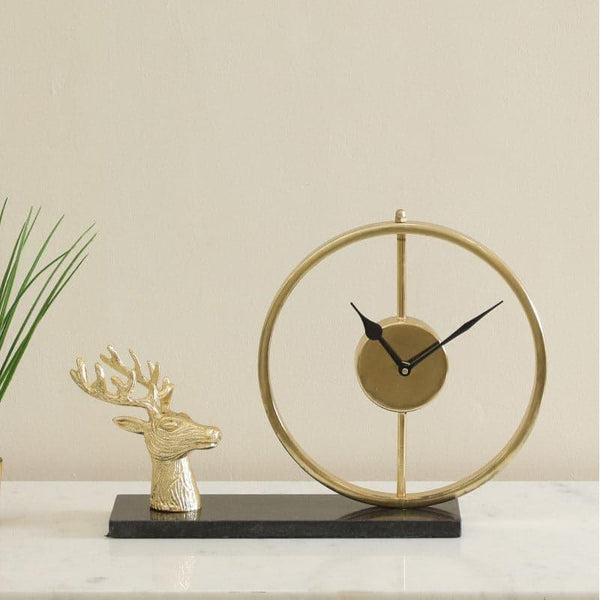 Buy Table Clock - Reindeer Charm Clock at Vaaree online