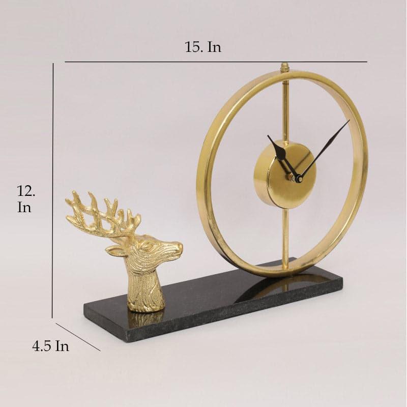 Buy Reindeer Charm Clock Table Clock from Vaaree