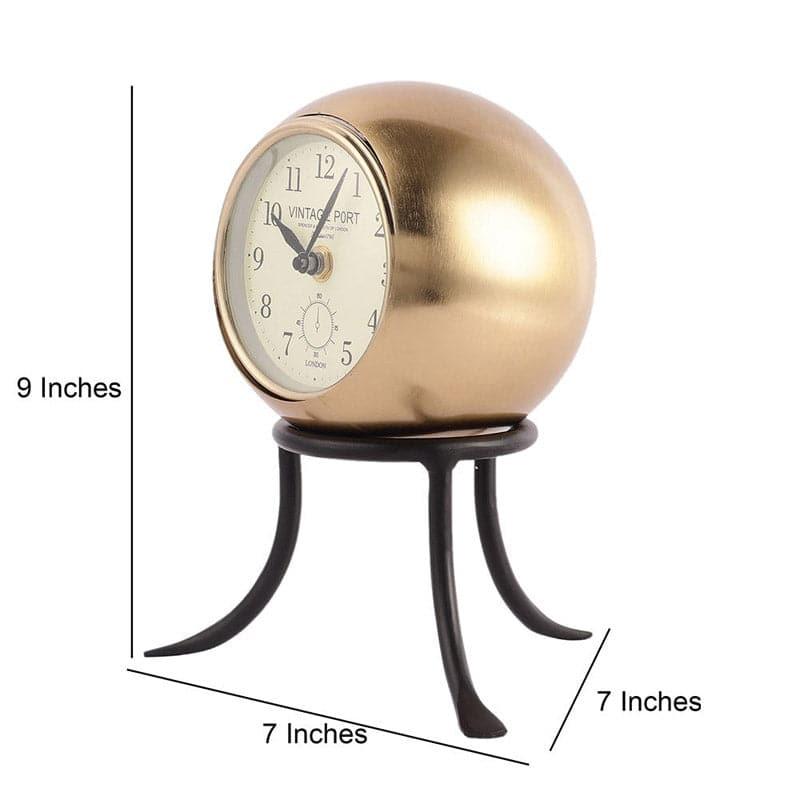 Buy Roxy Table Clock - Gold Table Clock from Vaaree