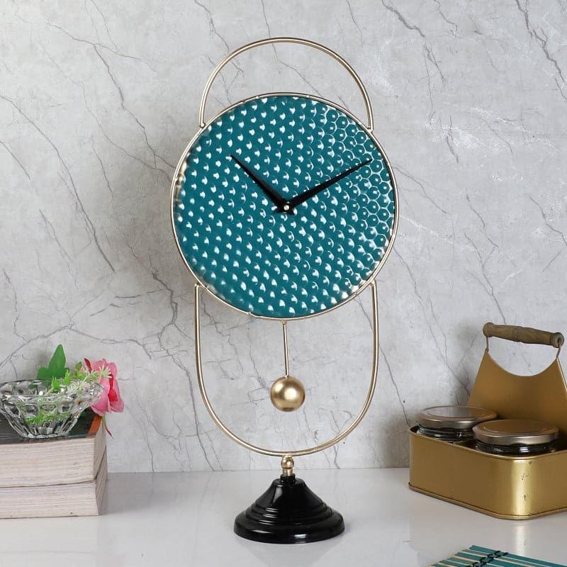 Buy Safra Oval Table Clock Table Clock from Vaaree