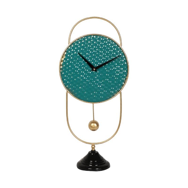 Buy Safra Oval Table Clock Table Clock from Vaaree