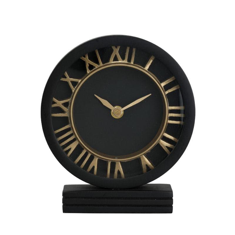 Buy Severine Table Clock - Black Table Clock from Vaaree