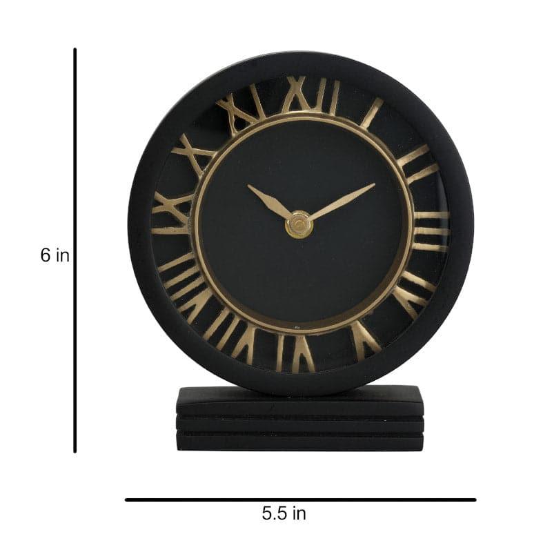 Buy Severine Table Clock - Black Table Clock from Vaaree