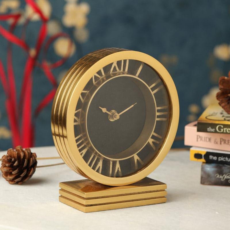 Buy Severine Table Clock - Gold Table Clock from Vaaree