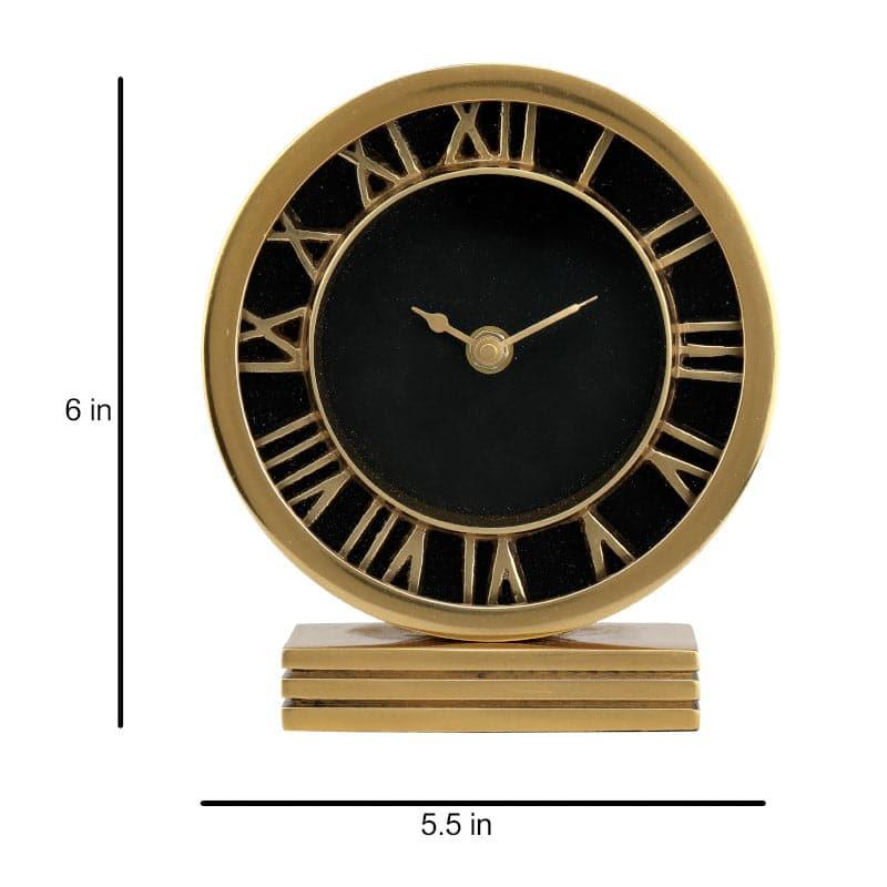 Buy Severine Table Clock - Gold Table Clock from Vaaree