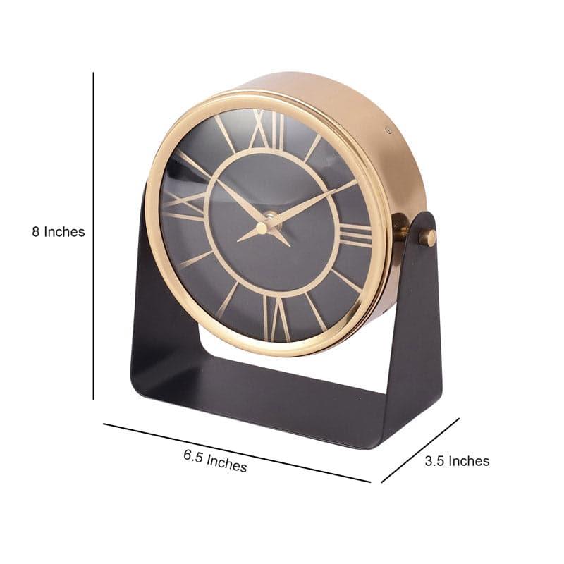 Buy Spartacus Table Clock - Gold Table Clock from Vaaree