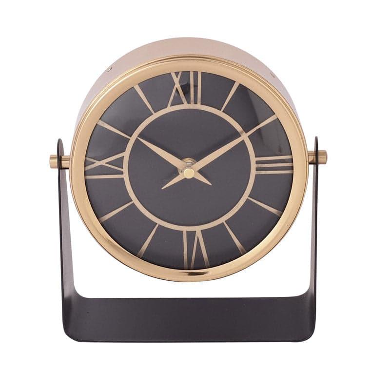 Buy Spartacus Table Clock - Gold Table Clock from Vaaree