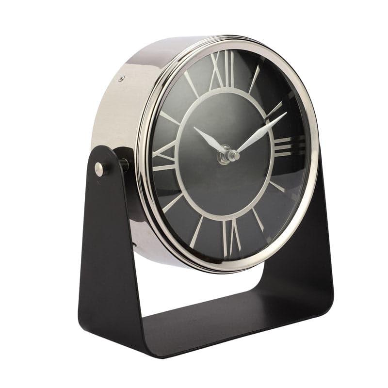 Buy Spartacus Table Clock - Silver Table Clock from Vaaree