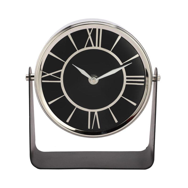 Buy Spartacus Table Clock - Silver Table Clock from Vaaree