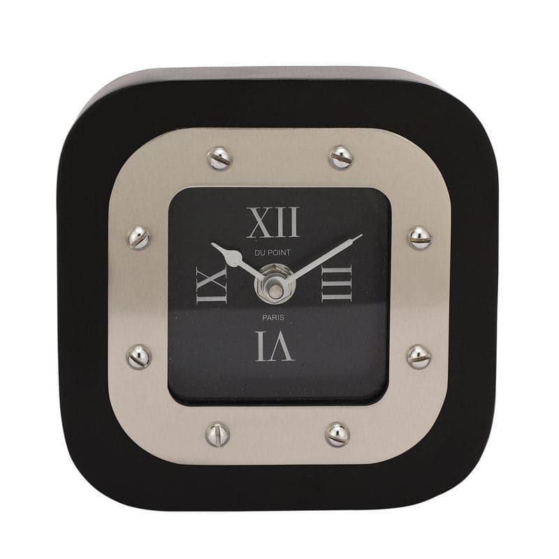 Buy Squara Table Clock - Black Table Clock from Vaaree