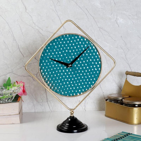 Table Clock - Square Clue Table Clock