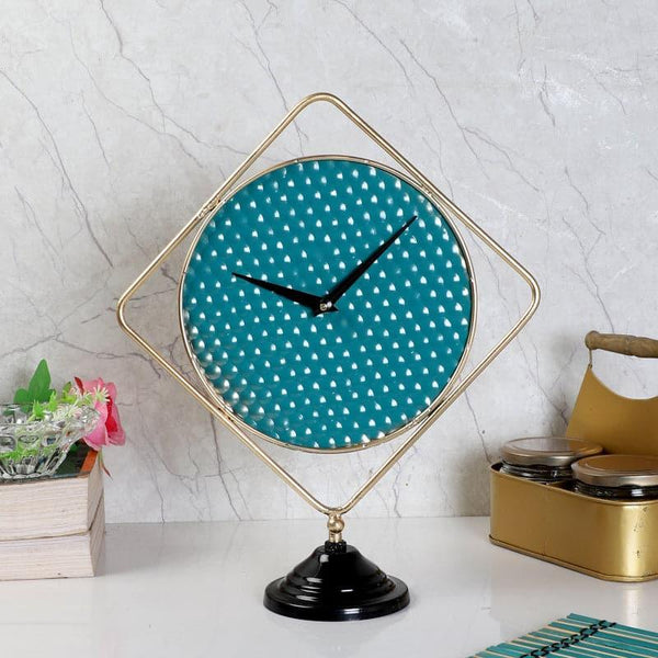 Buy Square Clue Table Clock Table Clock from Vaaree