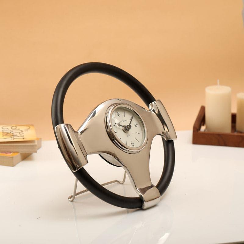 Table Clock - Steering Show Table Clock - Silver