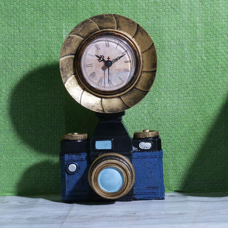 Buy Vintage Camera Table Clock Table Clock from Vaaree