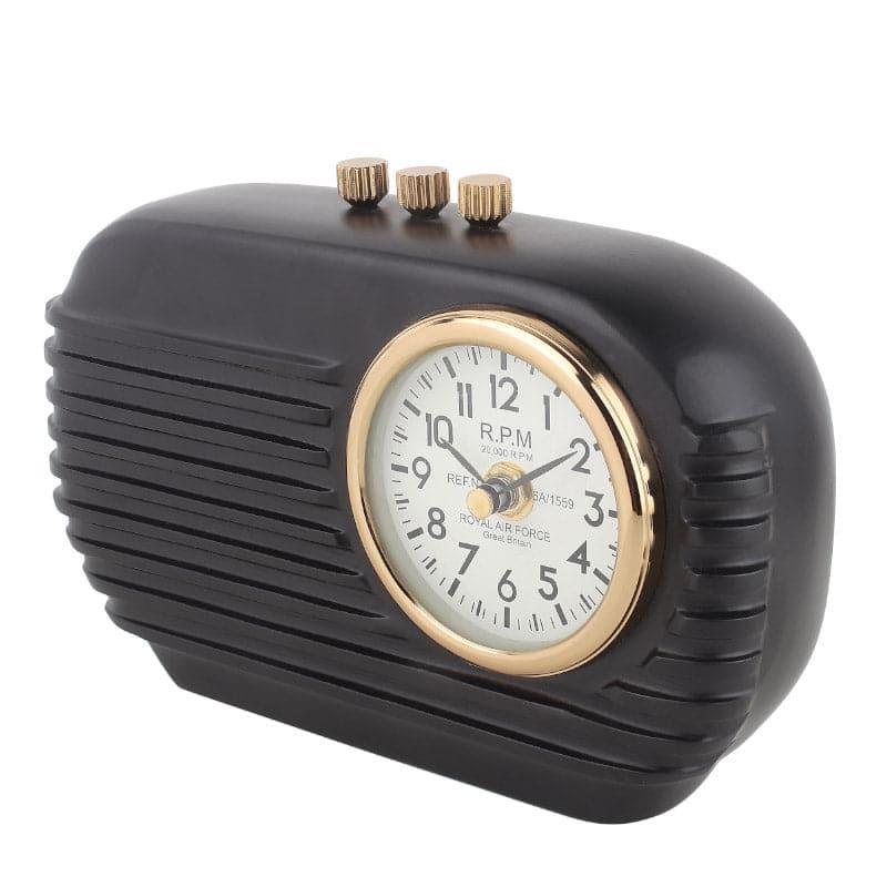 Table Clock - Vintage Radio Roll Table Clock