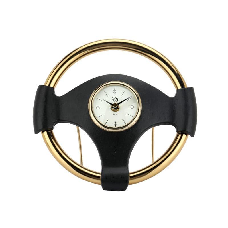 Buy Vintage Steer Table Clock - Gold Table Clock from Vaaree