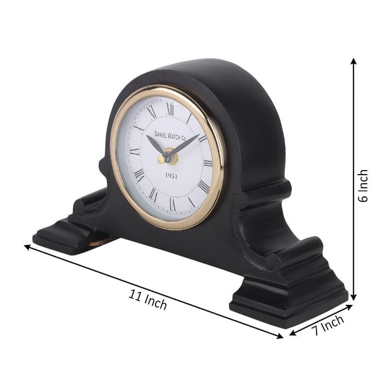 Table Clock - Vintage Time Track Table Clock