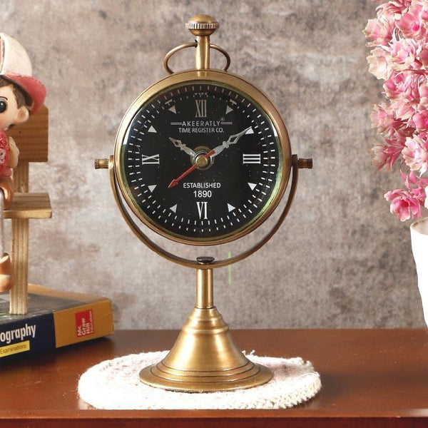 Buy Table Clock - Winifred Antique Table Clock at Vaaree online