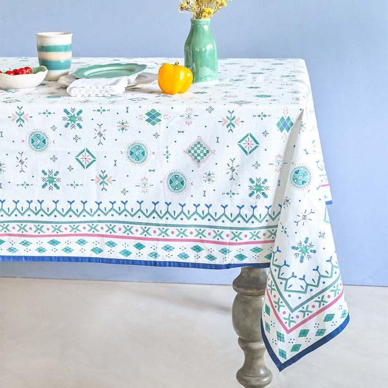 Table Cover - Astral Cotton Table Cover - Six Seater