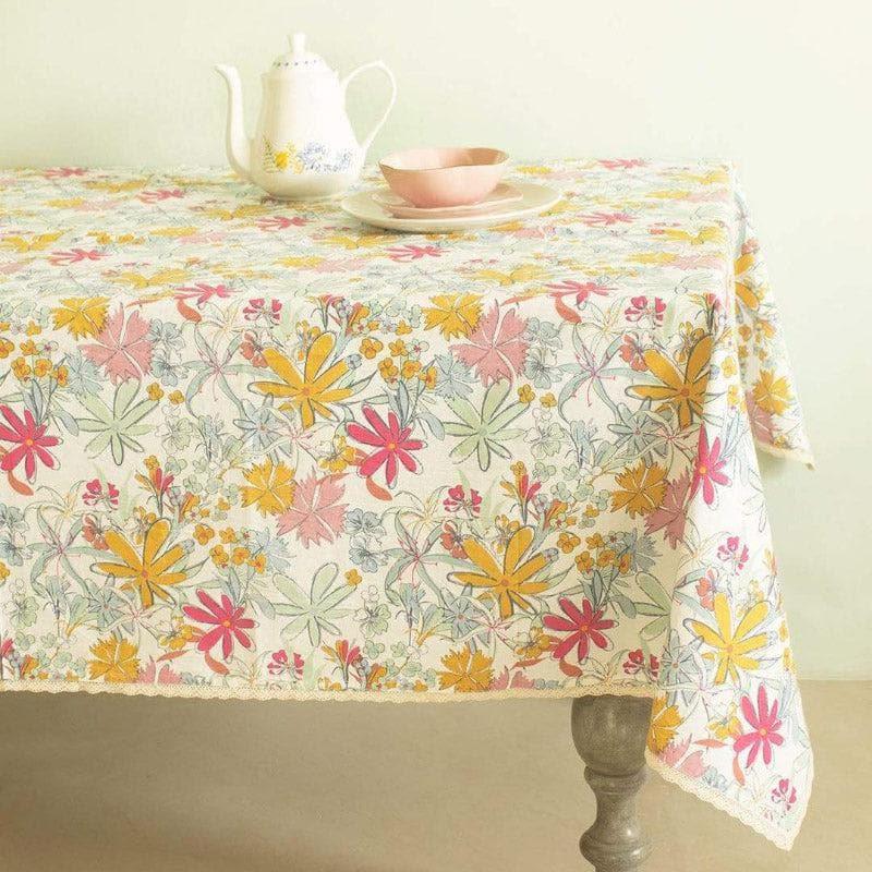 Buy By The Beach Table Cover (Pearl Aqua) - Six Seater Table Cover from Vaaree