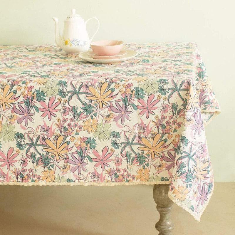 Buy Table Cover - By The Beach Table Cover (Turquoise) - Six Seater at Vaaree online