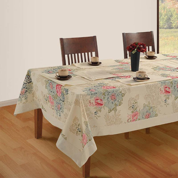 Table Cover - Floral Feast Table Cover - Six Seater