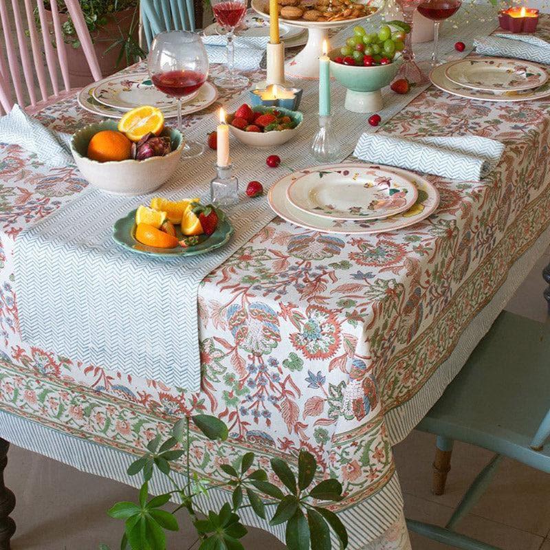 Buy Golden Zinias Table Cover - Six Seater Table Cover from Vaaree