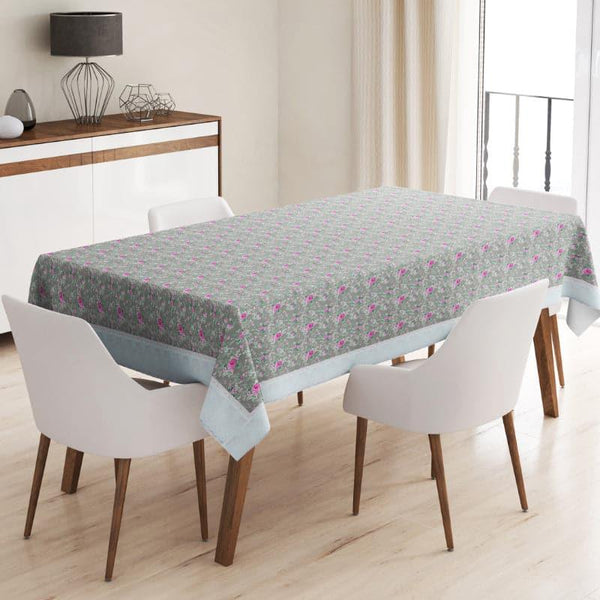 Buy Imoro Floral Table Cloth (Grey) Table Cover from Vaaree