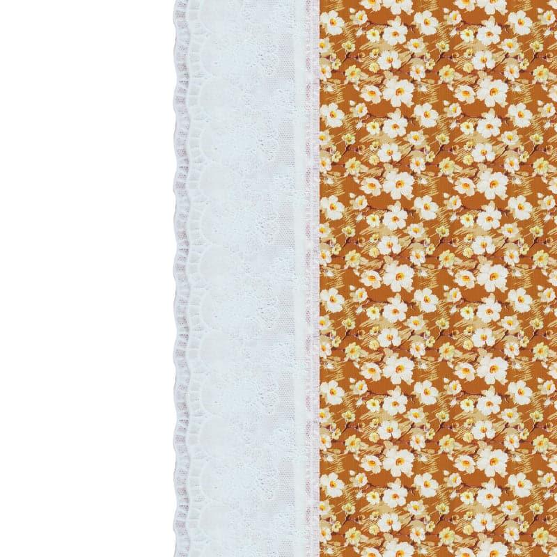Buy Table Cover - Imoro Floral Table Cloth (Yellow) at Vaaree online
