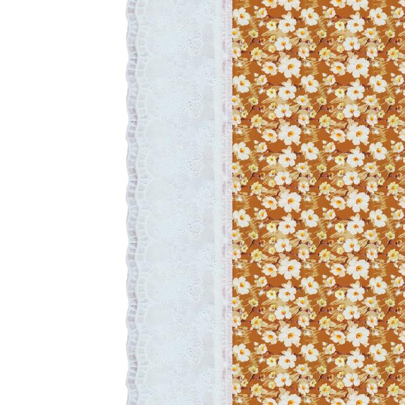 Buy Imoro Floral Table Cloth (Yellow) Table Cover from Vaaree