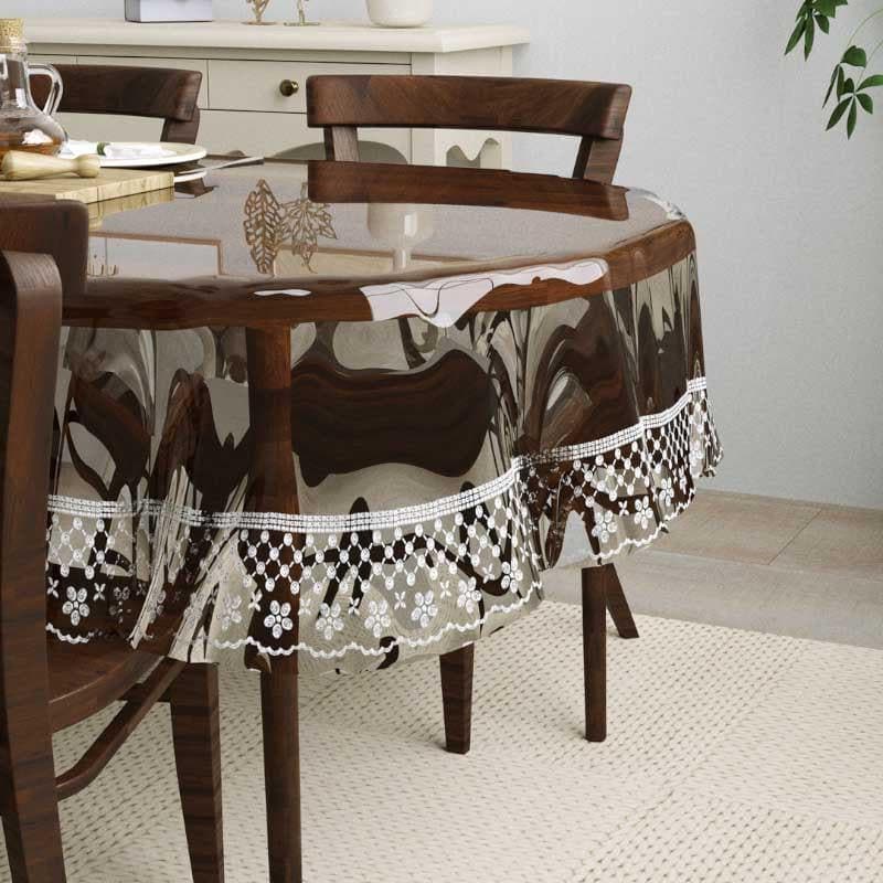 Buy Kristen Silver Table Cover - Four Seater Table Cover from Vaaree