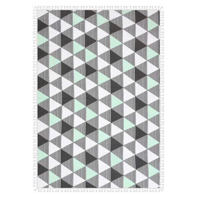 Buy Merada Geometric Table Cover - Green Table Cover from Vaaree