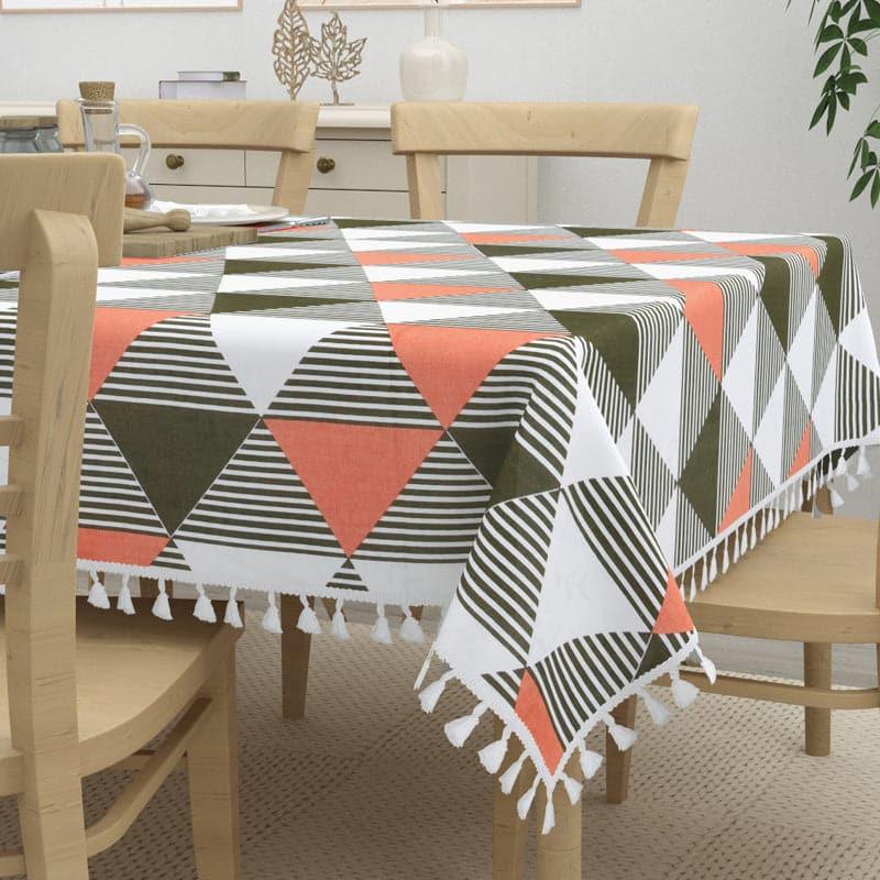 Buy Merada Geometric Table Cover - Peach Table Cover from Vaaree