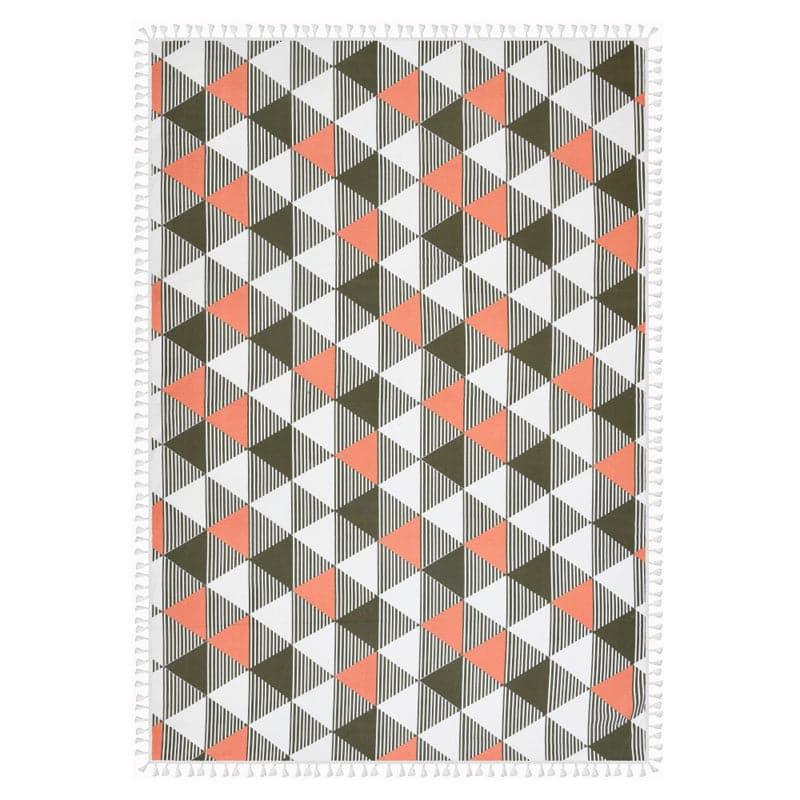 Buy Merada Geometric Table Cover - Peach Table Cover from Vaaree