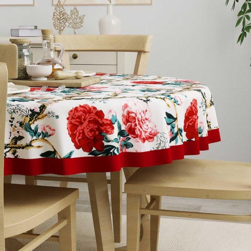 Buy Miss Rose Round Table Cover - Four Seater Table Cover from Vaaree